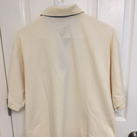 Tommy Hilfiger Pique Polo Shirt in Cream L o - Picture 6 of 7